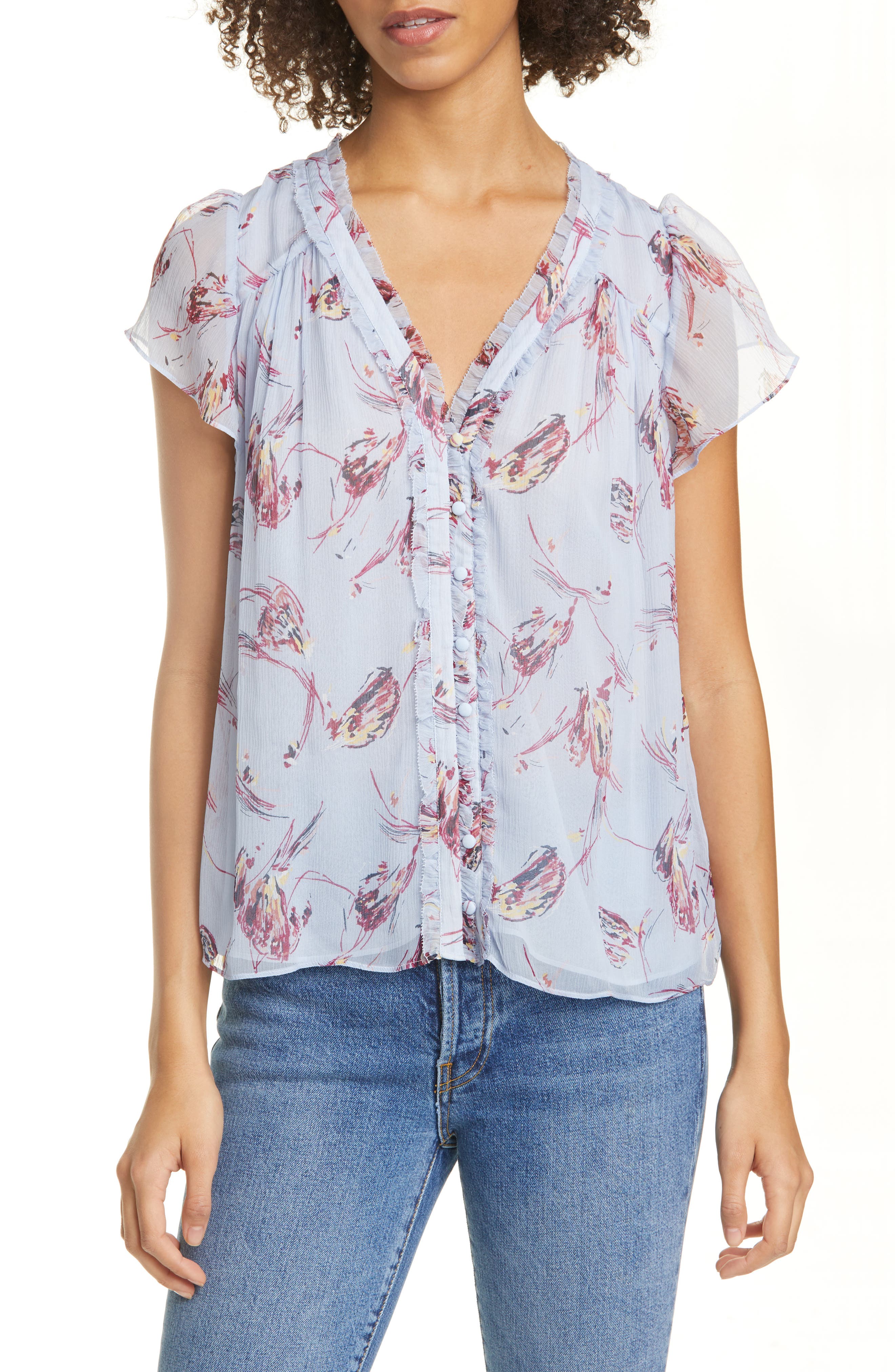 joie silk top