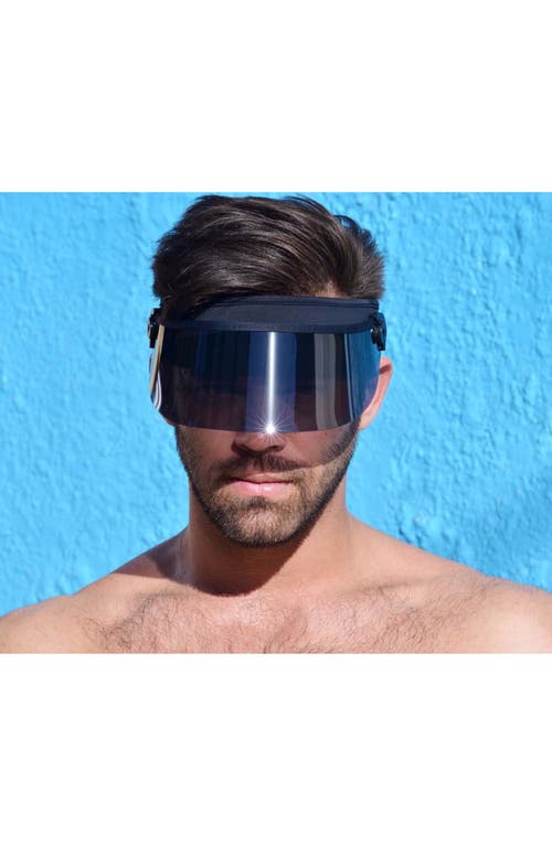 Bluestone Sunshields Shorty Lux Visor In Black/midnight Black