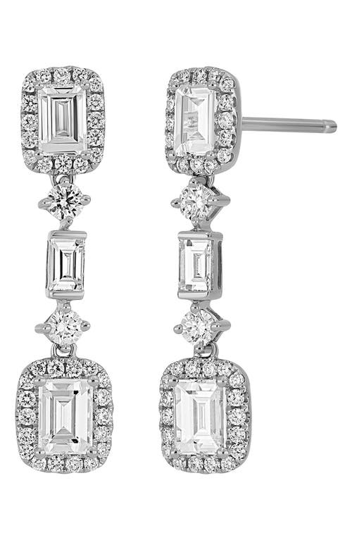 Bony Levy El Mar Diamond Drop Earrings in 18K White Gold at Nordstrom