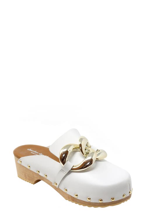 Siena Clog in Off White-Lech