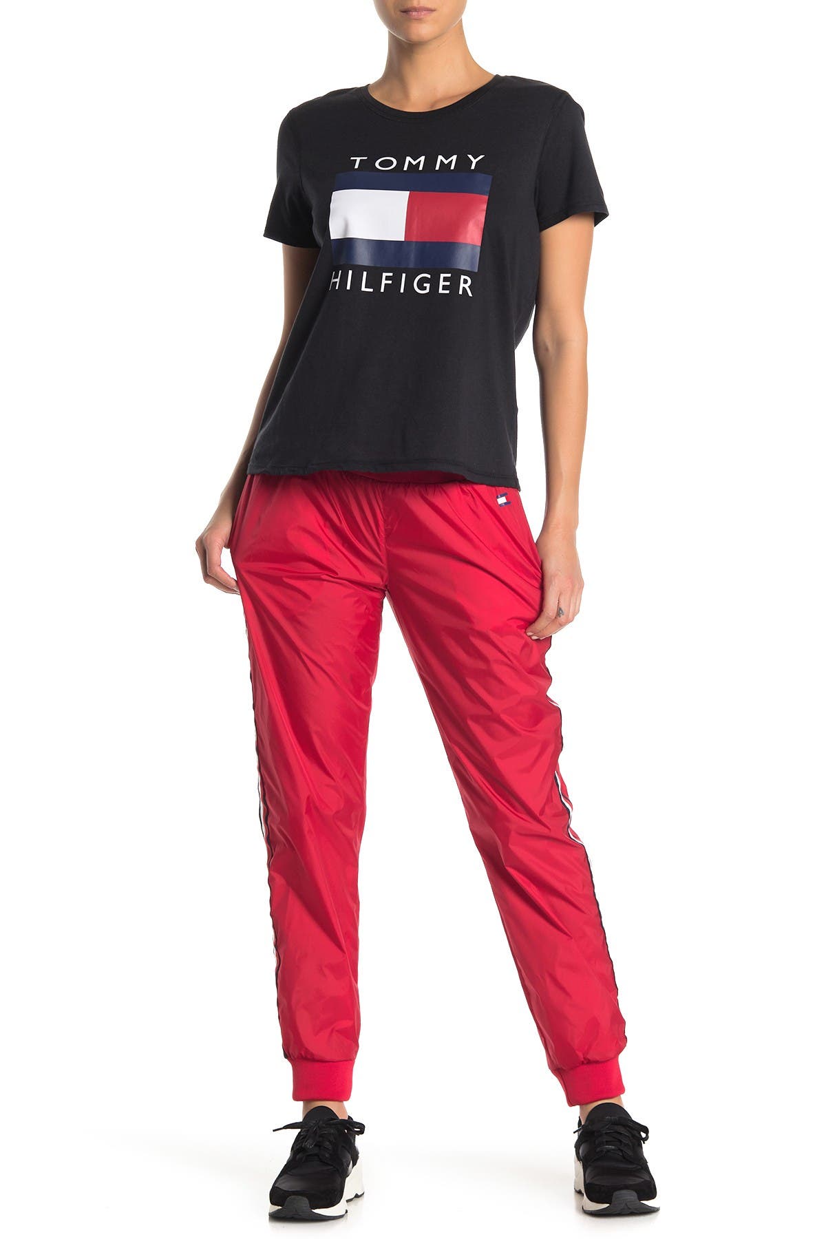 tommy hilfiger side stripe pants