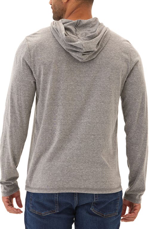 Shop Threads 4 Thought Sunset View Embroidered Hoodie In Heather Grey