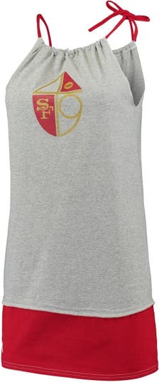 REFRIED APPAREL Women's Refried Apparel Gray San Francisco 49ers  Sustainable Vintage Tank Dress