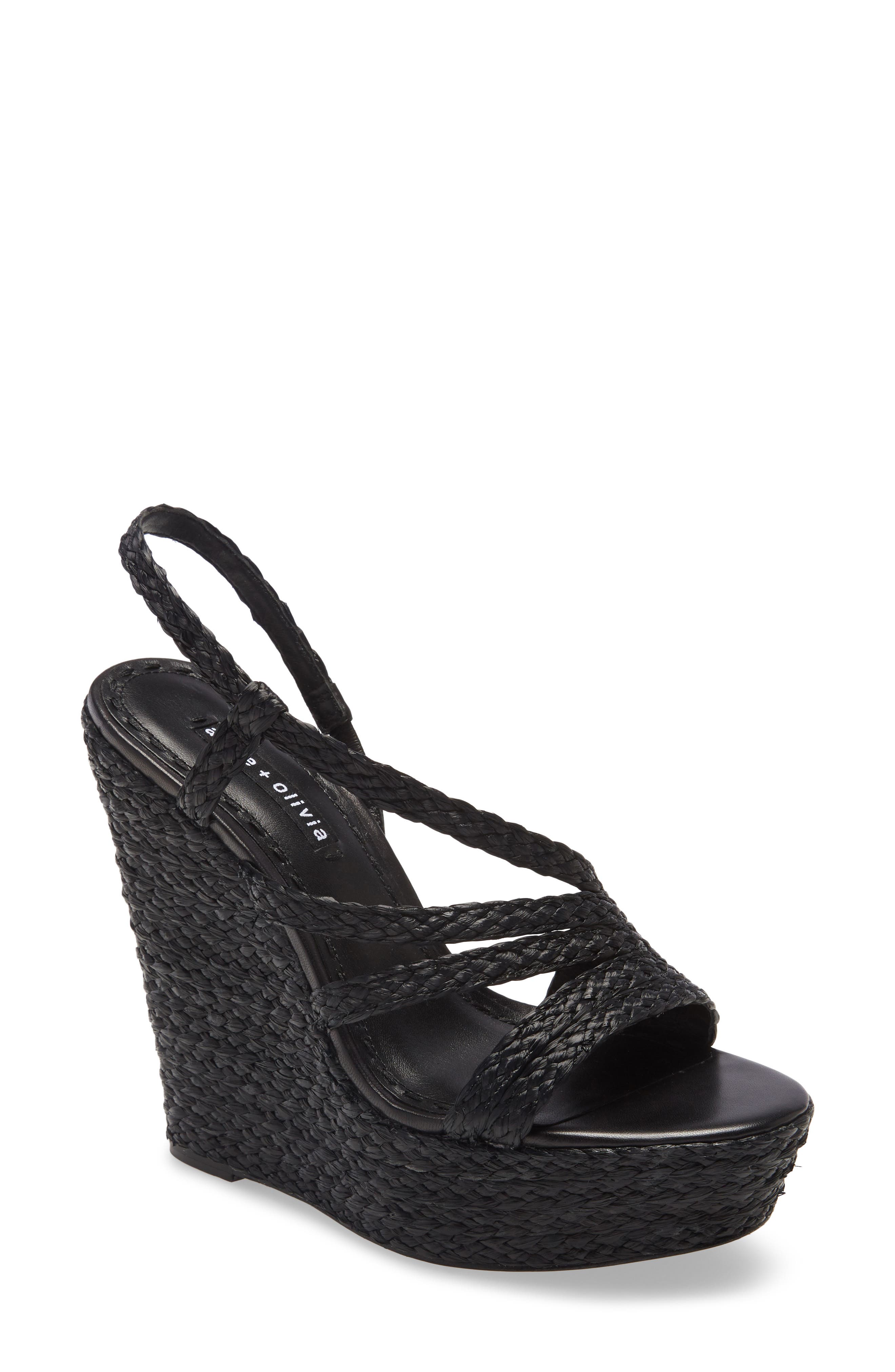 alice and olivia tenley wedge