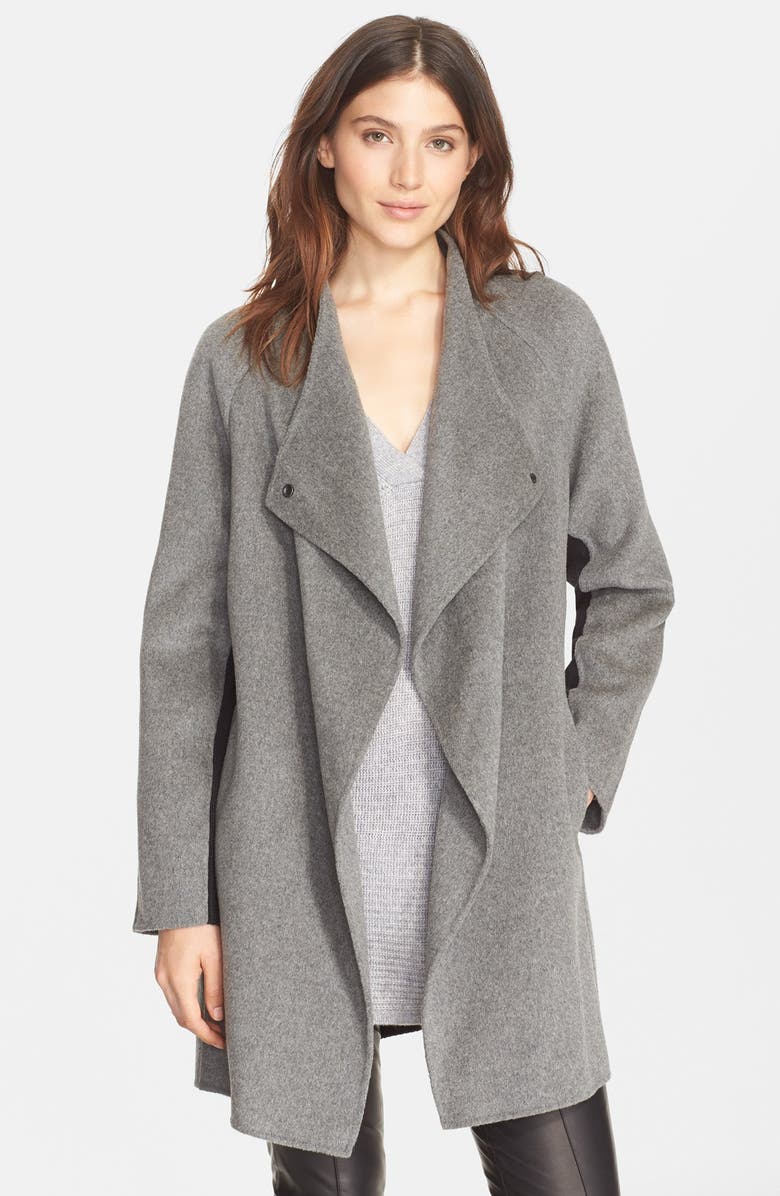 Vince Two-Tone Sweater Back Coat | Nordstrom