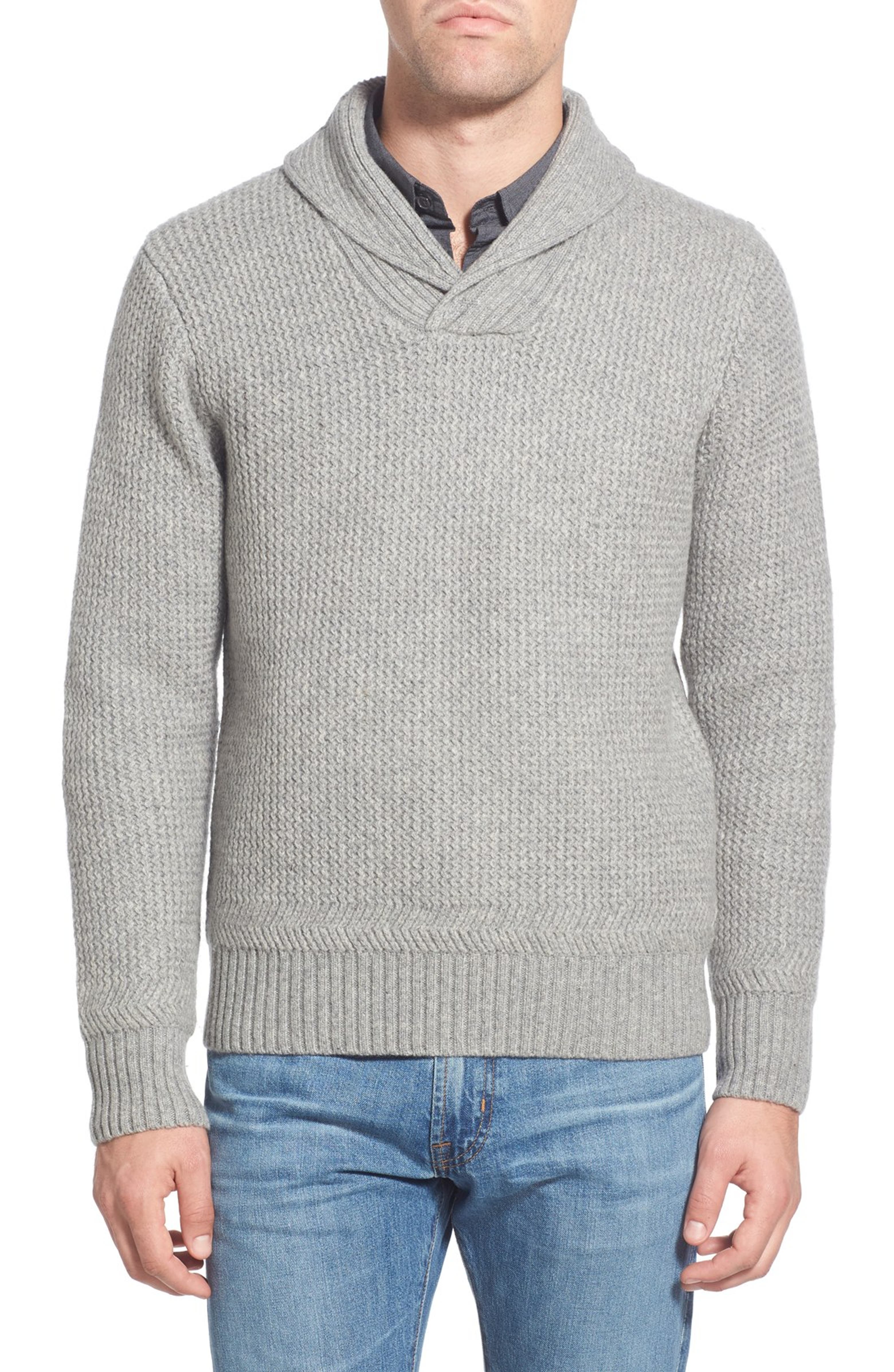 Schott NYC Regular Fit Shawl Collar Sweater | Nordstrom