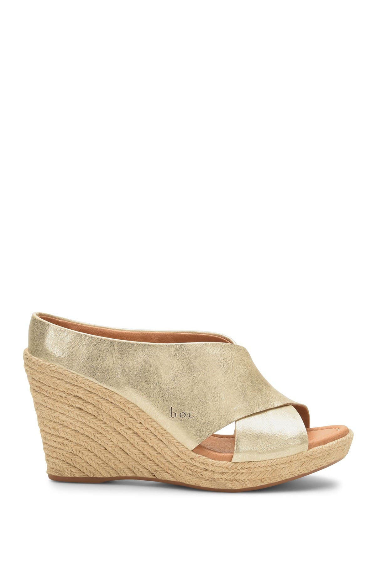 Boc Born Concept Julitta Wedge Espadrille Sandal In Medium Beige