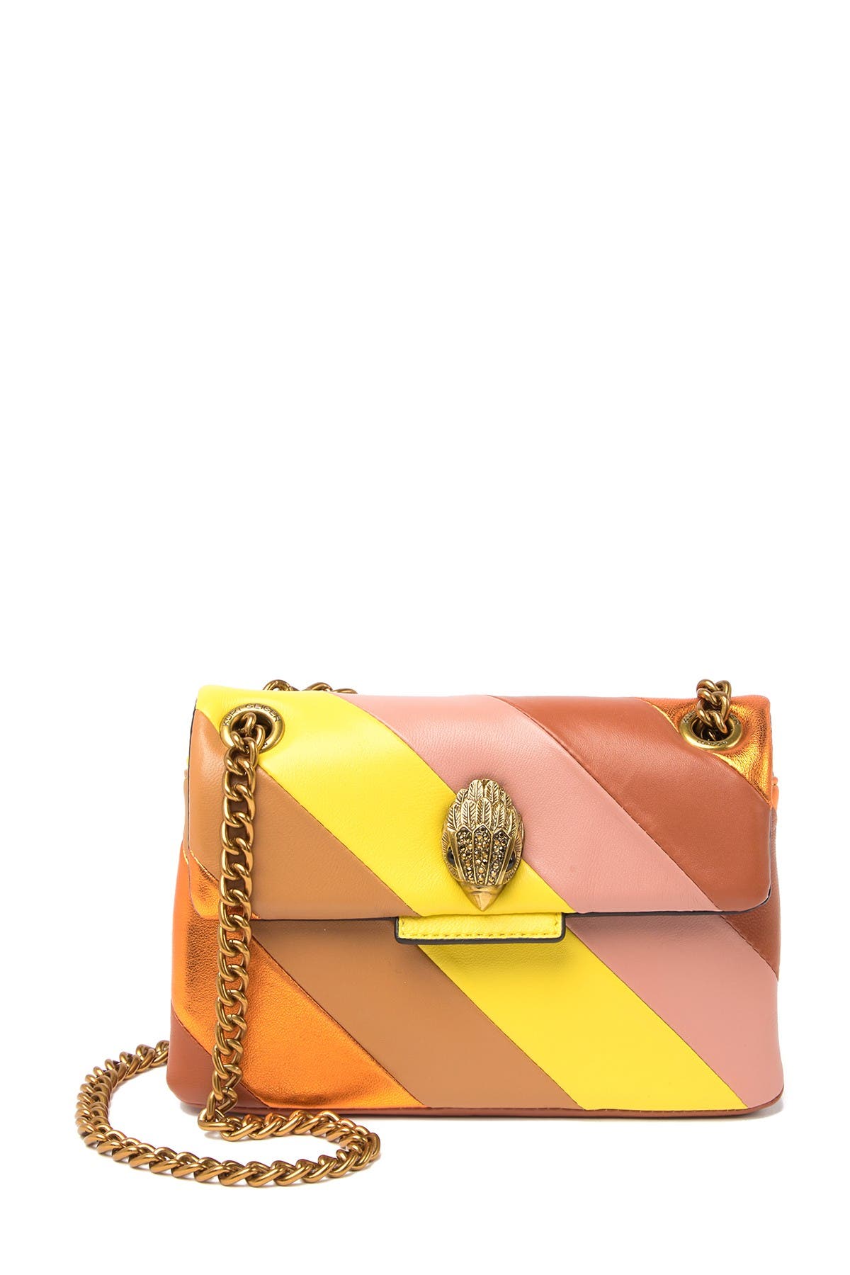 KG by KURT GEIGER | Leather Mini Kensington Rainbow Shoulder Bag ...