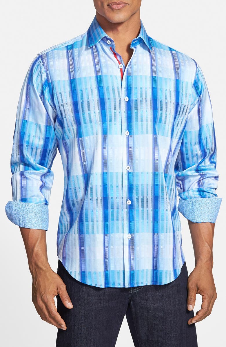 Bugatchi Classic Fit Check Sport Shirt | Nordstrom