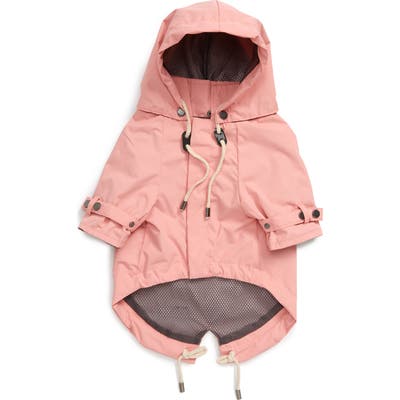 Max-Bone Talon Water Repellent Dog Raincoat, Pink
