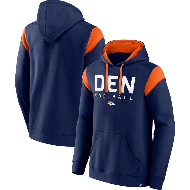 Women's Fanatics Branded Navy Denver Broncos Wordmark Long