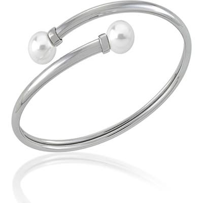 Majorica Simulated Pearl Wraparound Bangle