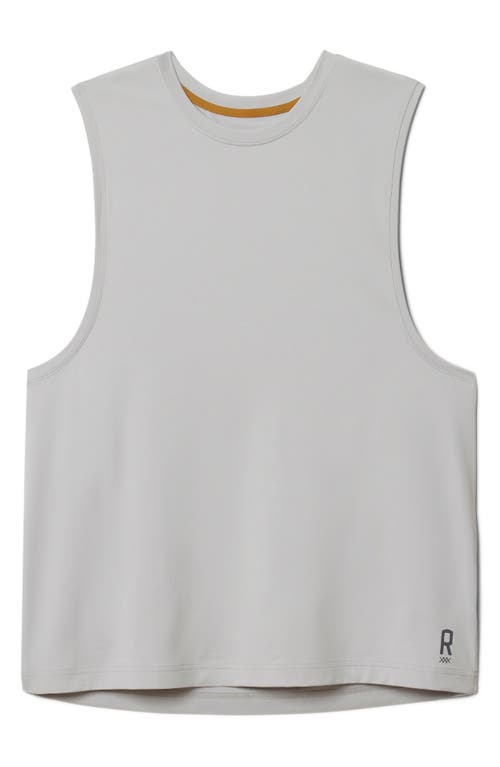 Shop Rhone Base Training Sleeveless Performance Muscle Tee In Sleet Gray