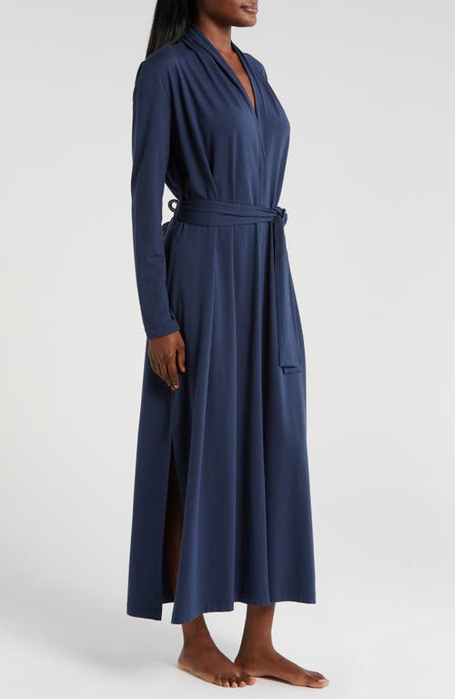 Shop Lunya Slumberknit™ Maxi Robe In Deep Blue