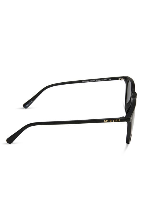 Diff Brody Xl 51mm Square Sunglasses In Matte Black