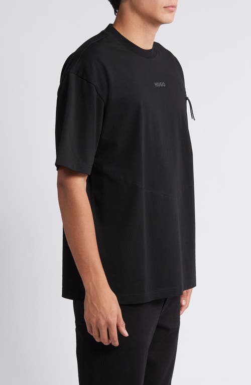 Shop Hugo Doforesto Pocket T-shirt In Black