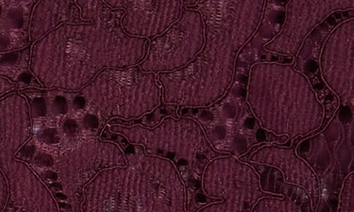 Ellen Tracy Lace Button-up Shirt In Winetasting Paisley