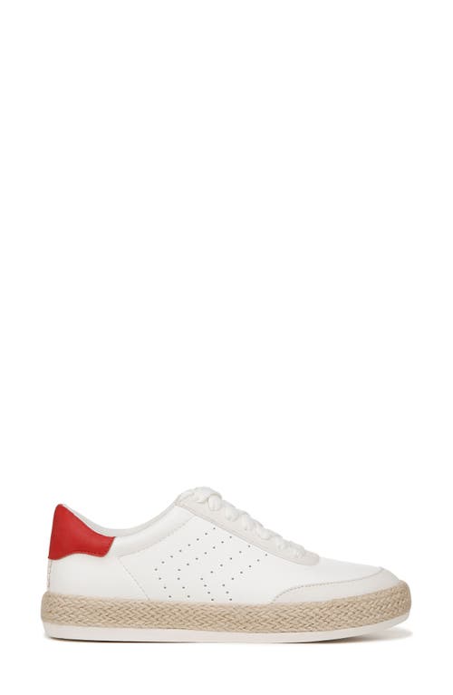 Shop Dr. Scholl's Madison Slip-on Sneaker In White/red