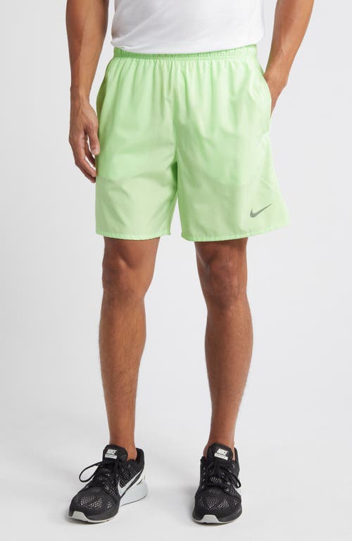 Nike Dri-fit Challenger Athletic Shorts In Vapor Green/vapor Green