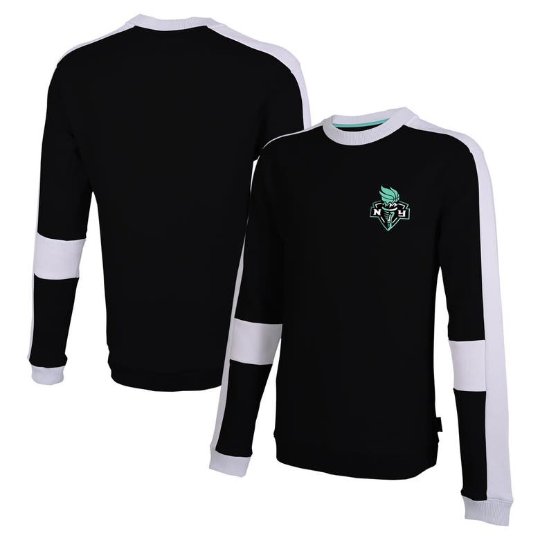 Shop Stadium Essentials Unisex  Black New York Liberty Half Time Pullover Sweatshirt