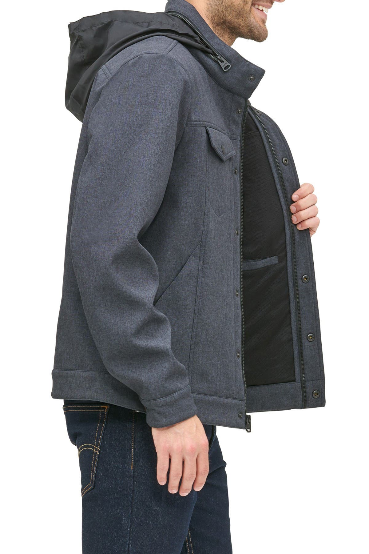 levi's high neck commuter jacket