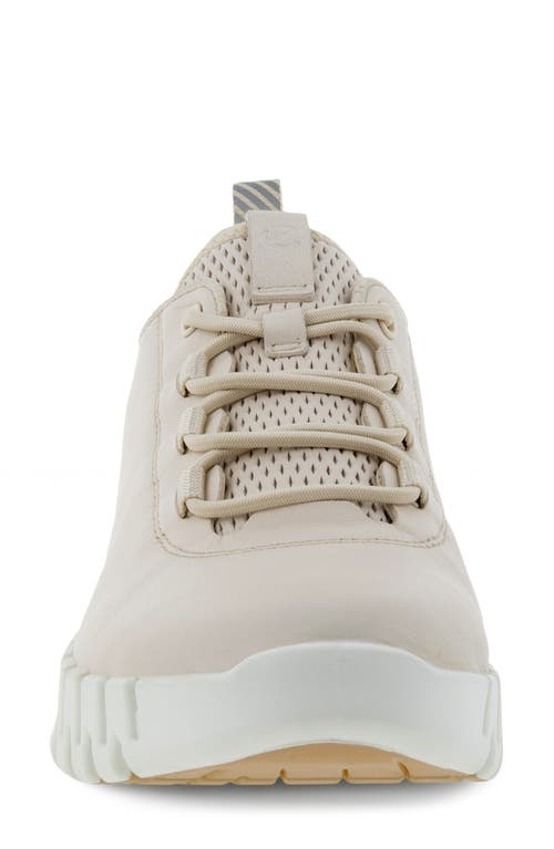 Shop Ecco Gruuv Sneaker In Limestone/powder