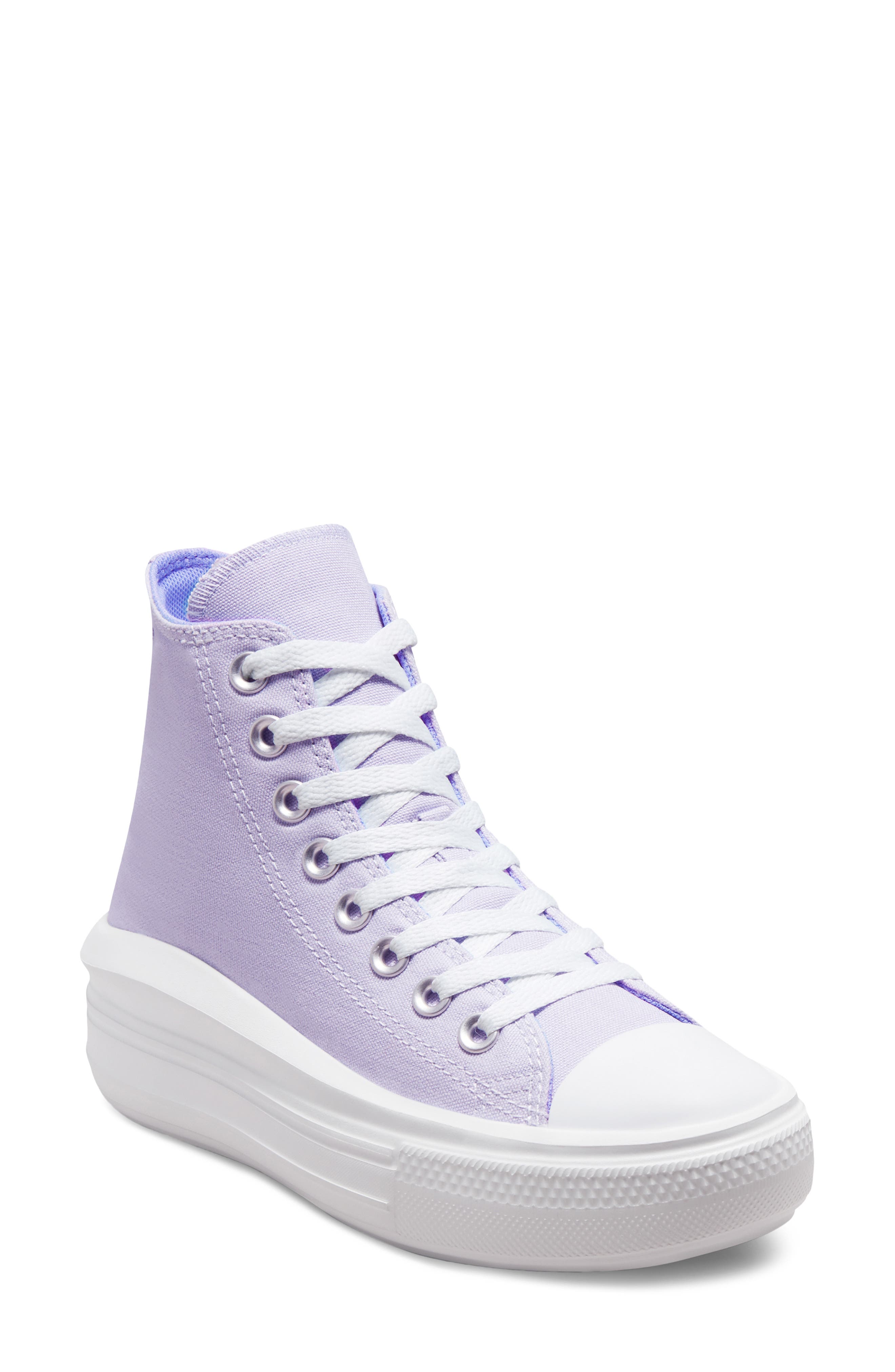 purple platform converse