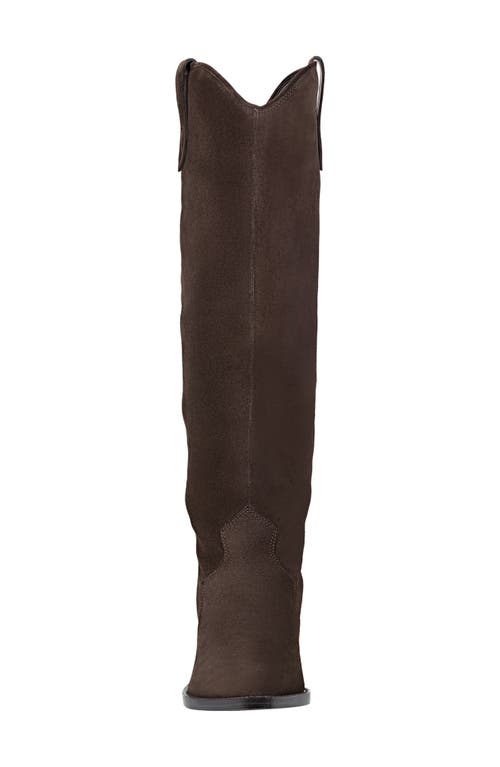 Shop Marc Fisher Ltd Ander Knee High Boot In Dark Brown