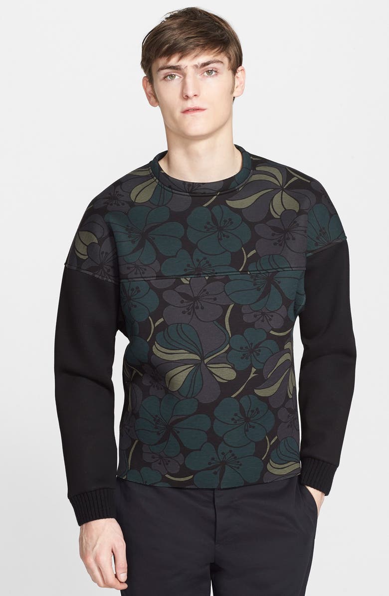 Marni Blossom Print Bonded Jersey Sweatshirt | Nordstrom