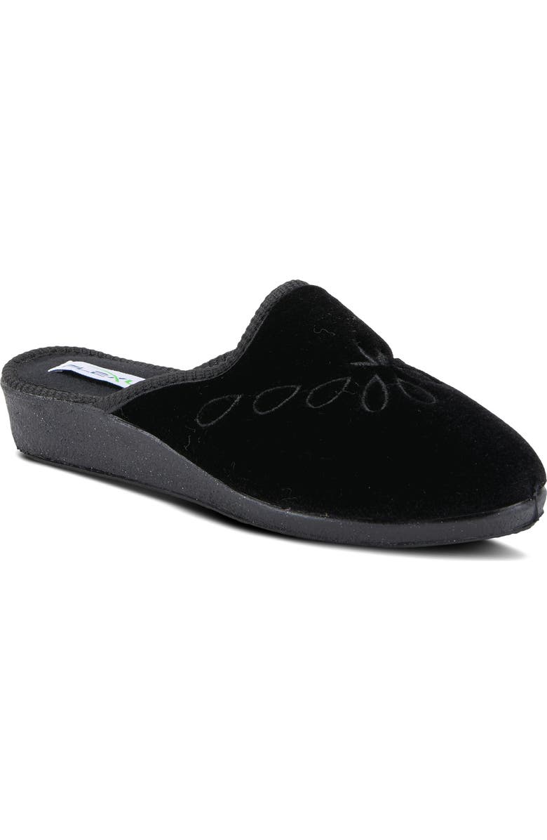 Flexus Women's Pennelopie Slipper - Soft Wool Indoor/Outdoor Slippers With Kitty Cat Design, Non-Slip Sole
