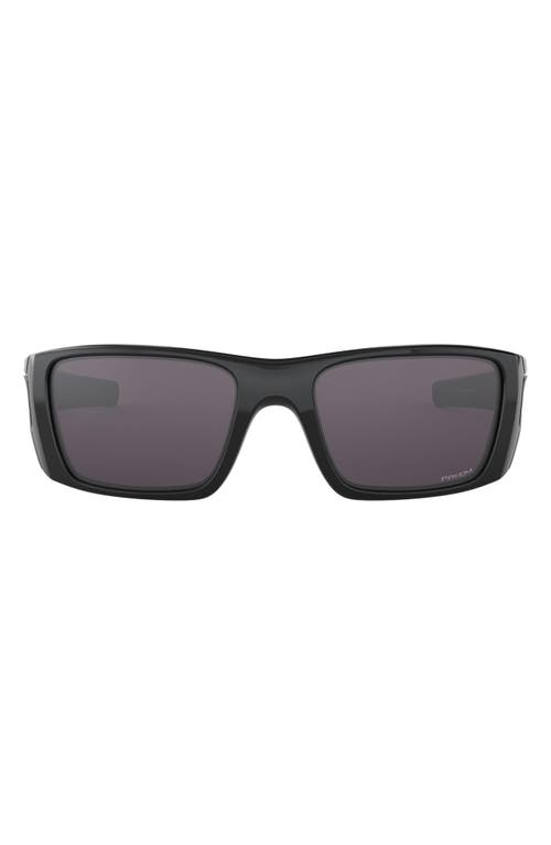Oakley Fuel Cell 60mm Prizm Rectangular Wrap Sunglasses in Black at Nordstrom