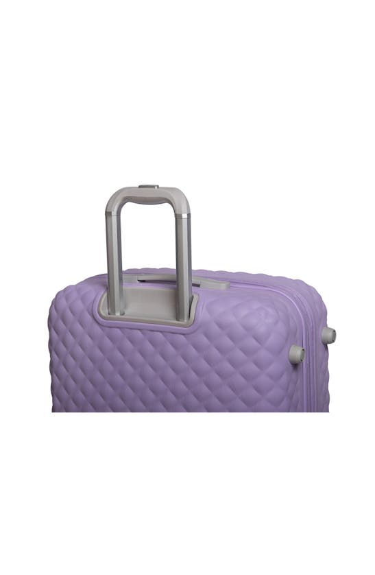 Shop It Luggage Glitzy Matt 27-inch Spinner Luggage In Pastel Lilac
