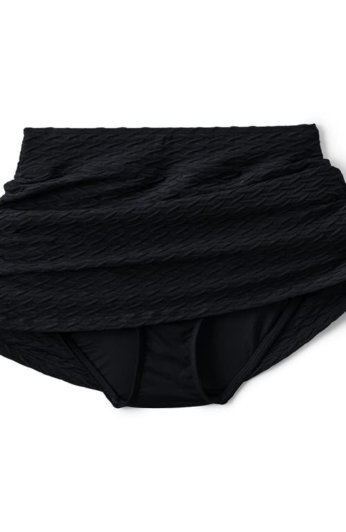 Shop Lands' End Swim Skirt Swim Bottoms In Black