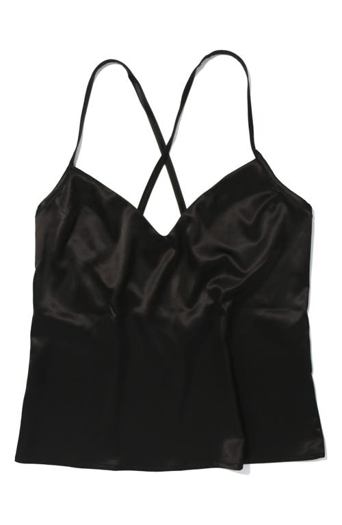 Shop Hanky Panky Satin Camisole In Black