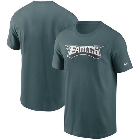 Philadelphia Eagles Nike Women's Lock Up Tri-Blend V-Neck T-Shirt -  Heathered Midnight Green