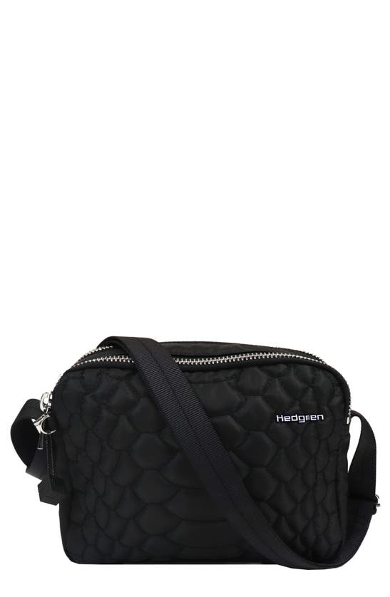 Hedgren Marion Water Repellent Recycled Polyester Crossbody In Black