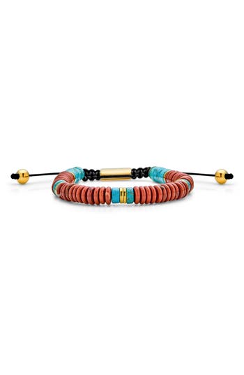 Bling Jewelry Chakra Bolo Bracelet In Red