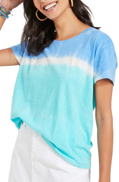 vineyard vines Tie Dye Surf T-Shirt in Andros Blue