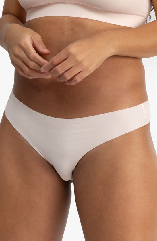 Shop Uwila Warrior Better Briefs Thong In Rose Quartz