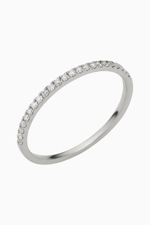 Shop Oradina 14k Gold Regal Diamond Stack Ring In White Gold