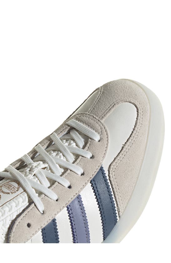 Shop Adidas Originals Gazelle Sneaker In White/ Preloved Ink/ Off White