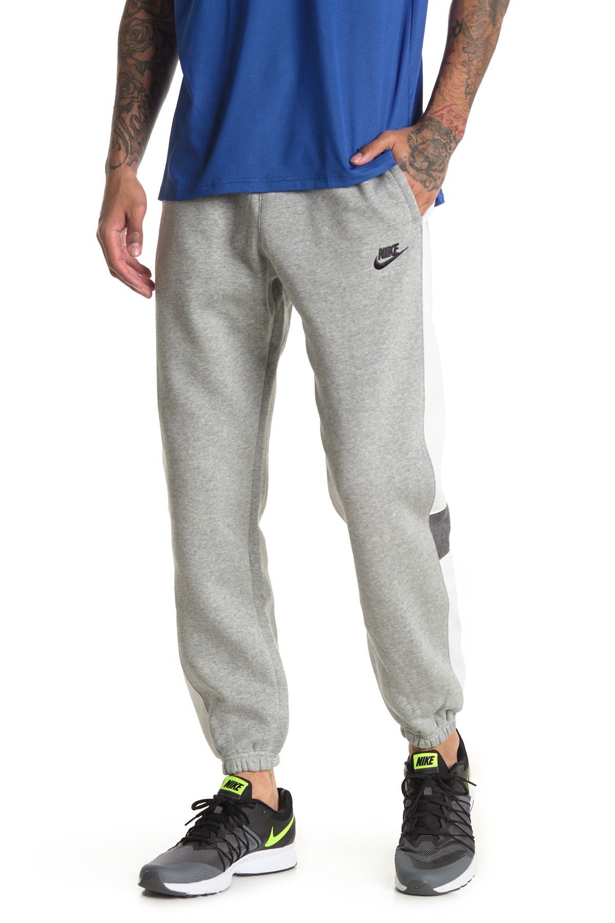 nike side stripe joggers