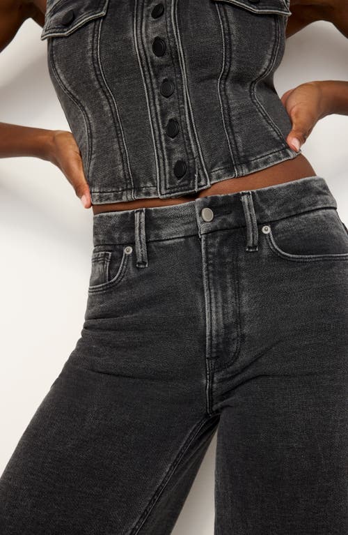 GOOD AMERICAN GOOD AMERICAN JEANIUS GOOD SKATE COTTON PANTS