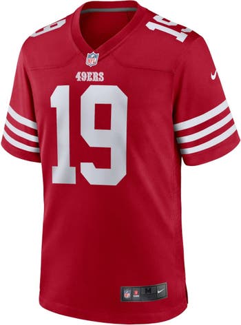 Men's San Francisco 49ers Deebo Samuel Nike Scarlet Player Game Jersey