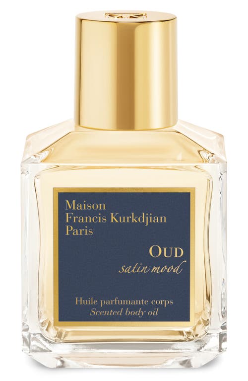Maison Francis Kurkdjian Oud Satin Scented Body Oil at Nordstrom, Size 2.4 Oz