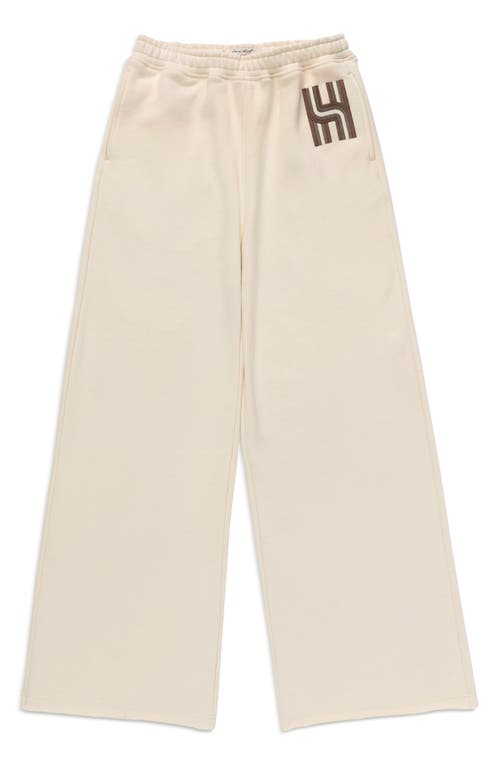 Honor The Gift Wide Leg Sweatpants In Cream