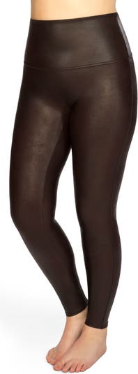 Spanx faux leather 2025 leggings nordstrom rack