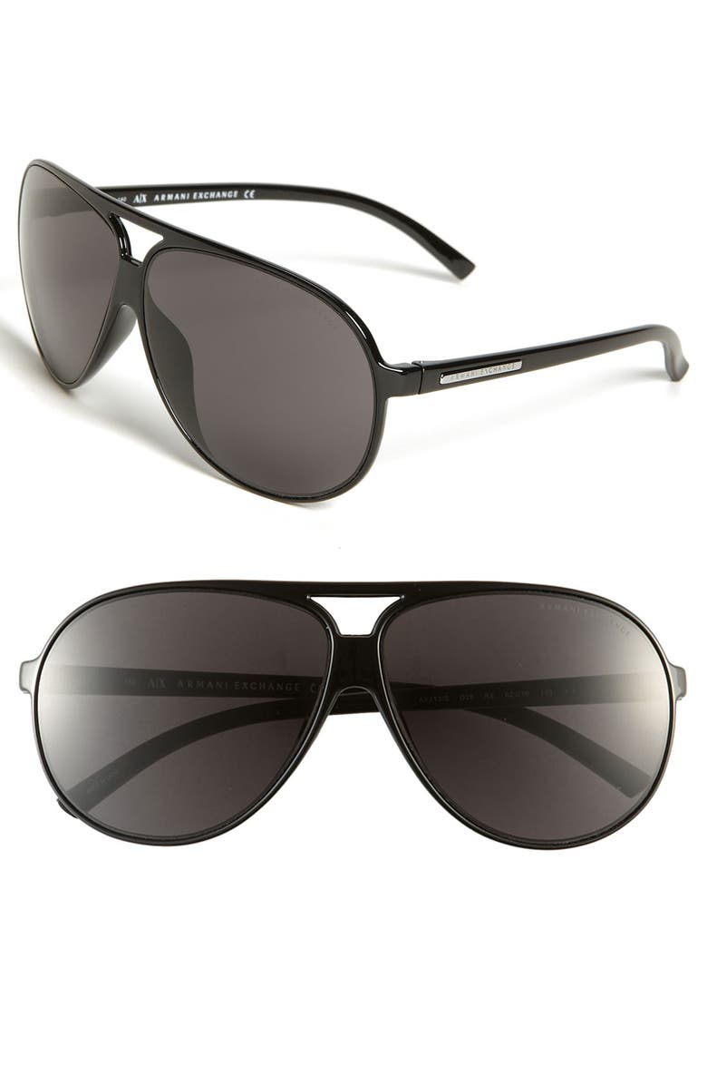 AX Armani Exchange Aviator Sunglasses | Nordstrom