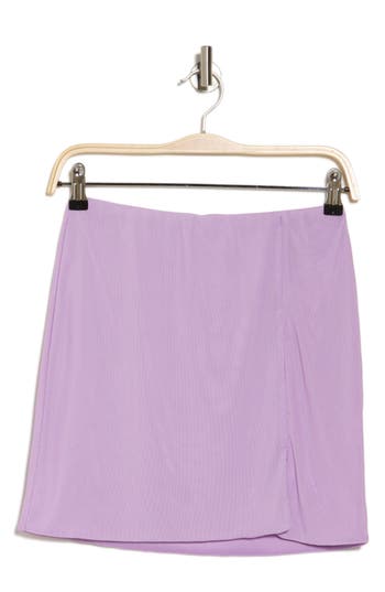 Afrm Daffodil Miniskirt In Purple