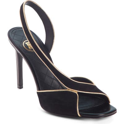 Balmain Macy Slingback Sandal - Black